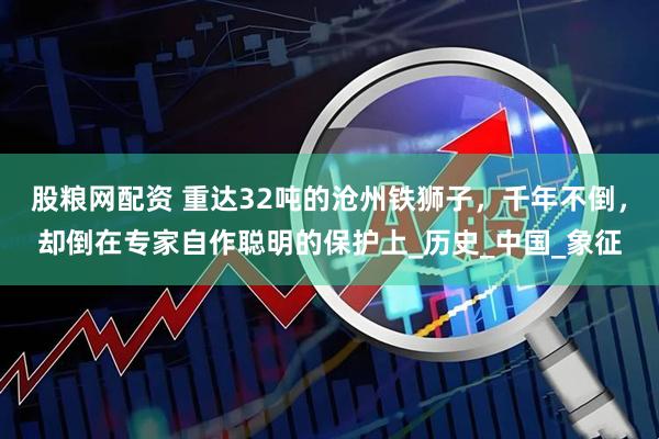 股粮网配资 重达32吨的沧州铁狮子，千年不倒，却倒在专家自作聪明的保护上_历史_中国_象征